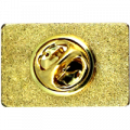 Pin's Rectangle Doré 21x13mm