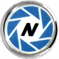Pin's Rond Argenté 18mm