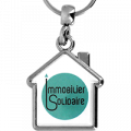 image Porte-Clé Métal Maison front-ruBFOQ